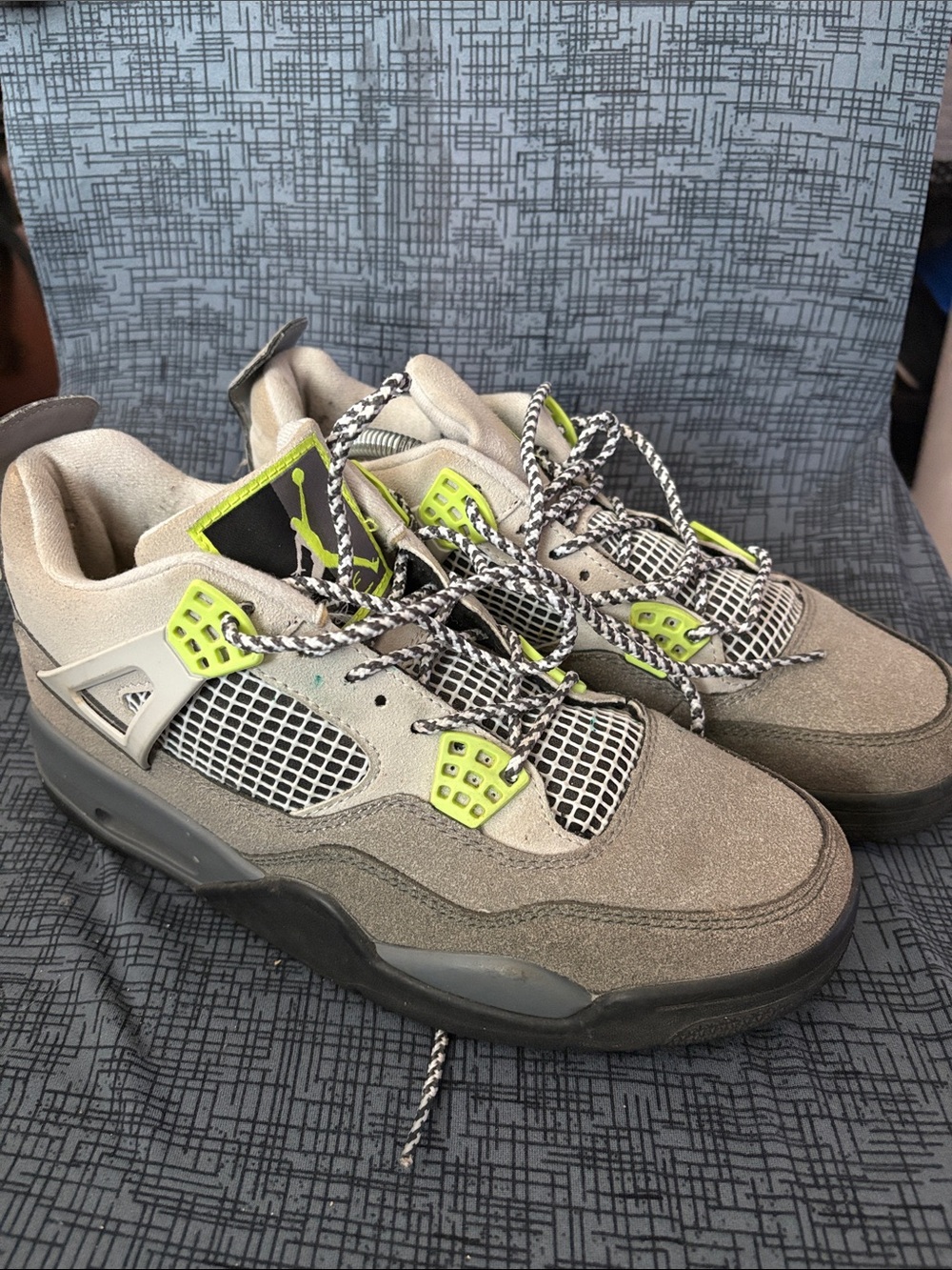 Nike Air Jordan 4 Retro SE 'Neon 95' sneakers (might be Reps)
